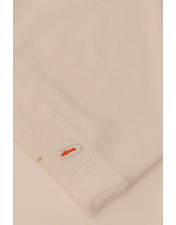 Ted Baker - Sudadera extragrande para mujer, talla 2, poliéster blanco pequeño