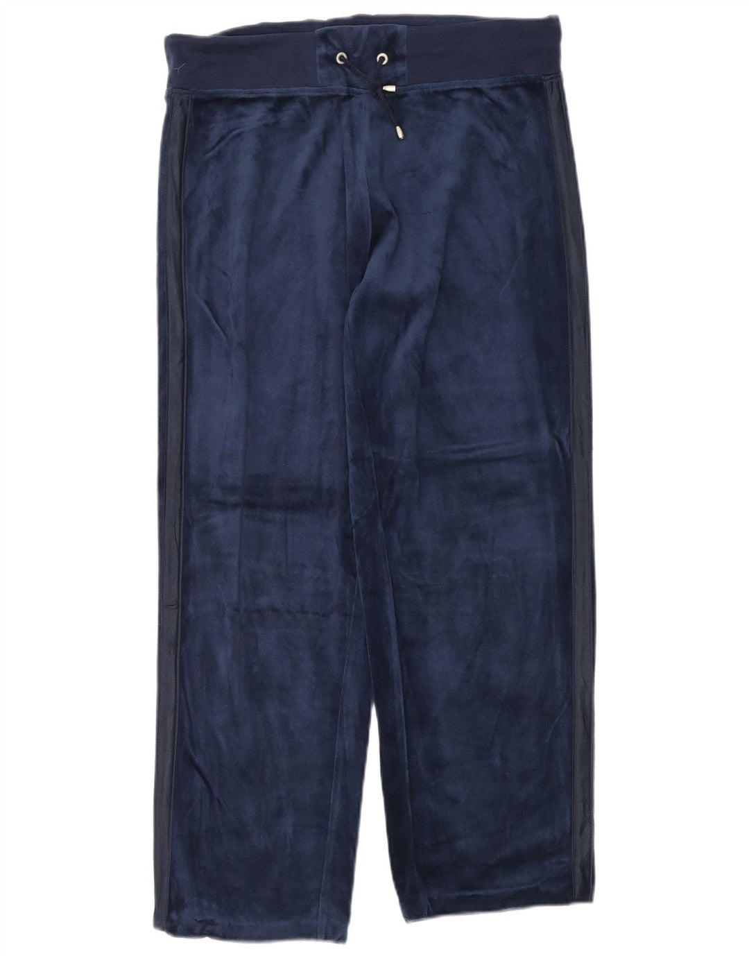 ELLESSE Pantalones de chándal de terciopelo para mujer UK 40 XL Azul marino