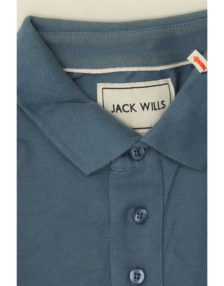 Polo Jack Wills para hombre de algodón azul grande