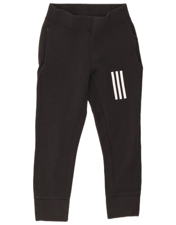 Adidas Mujer Chándal Pantalones Joggers UK 12 Medium Negro