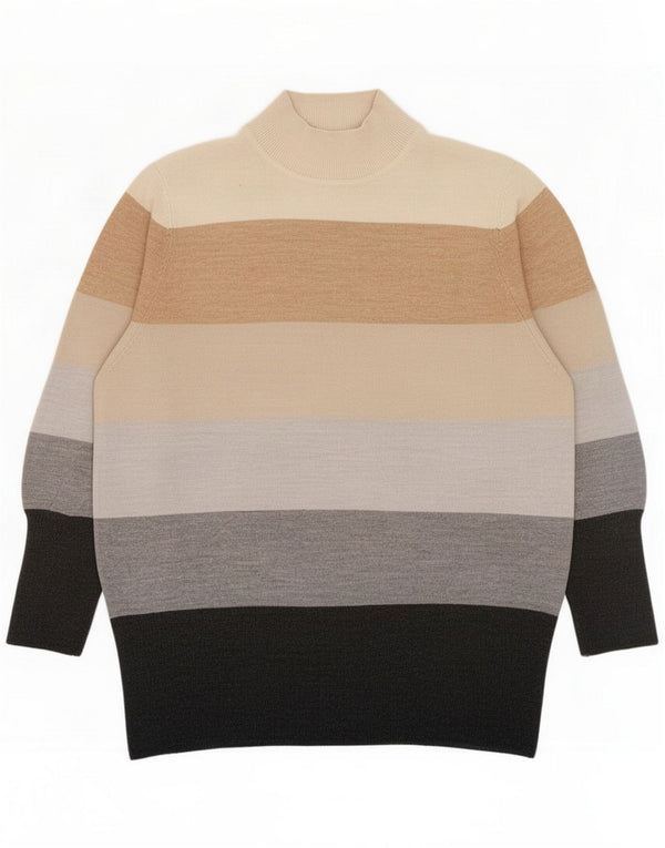 Marks & Spencer Suéter tipo jersey para mujer UK 46 Grande Multicolor Rayas