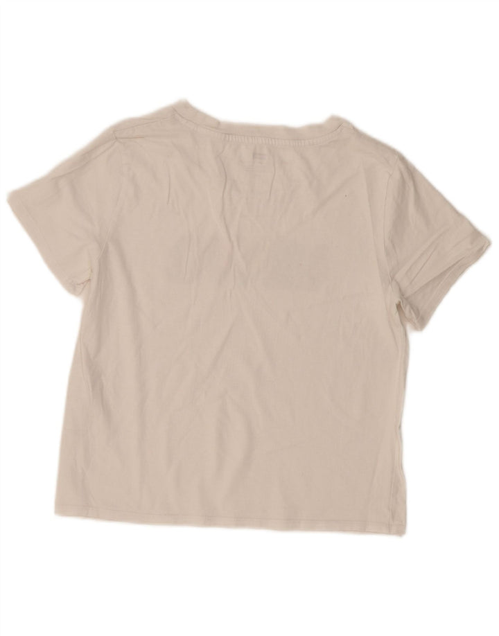 Levi's Camiseta gráfica para mujer Top UK 10 Small White
