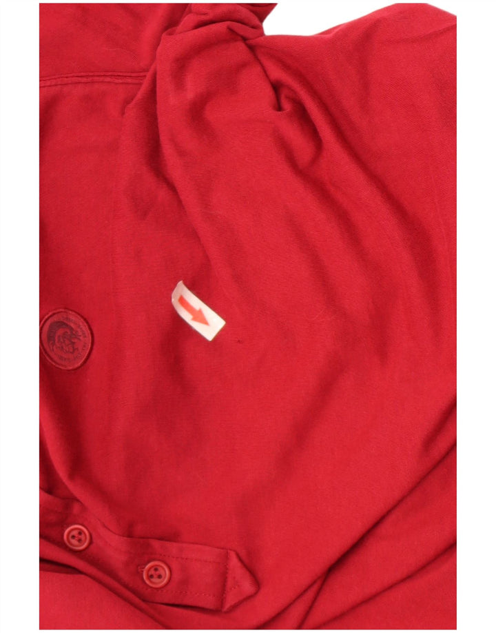 Polo Diesel Hombre Pequeño Borgoña