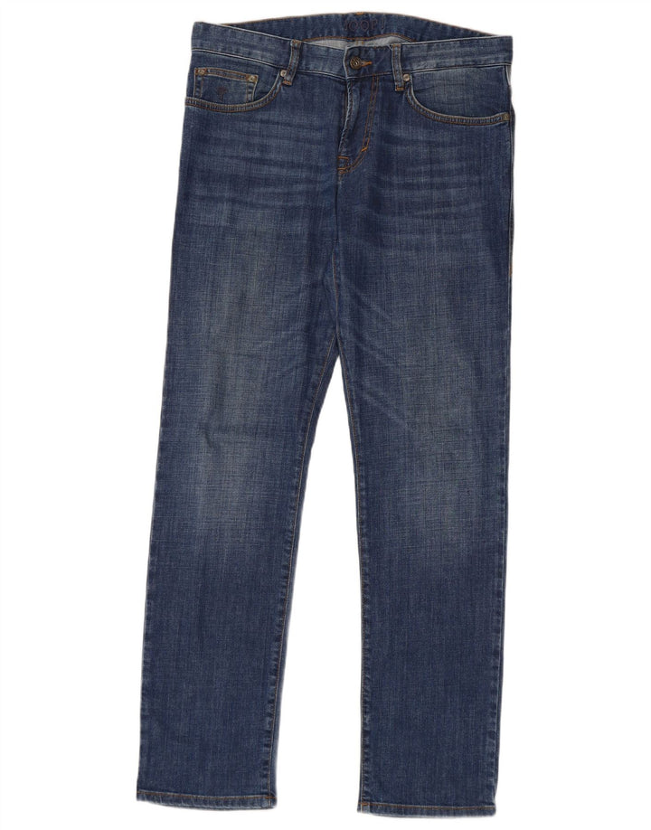 JOOP Mens Straight Jeans W32 L32 Blue Cotton