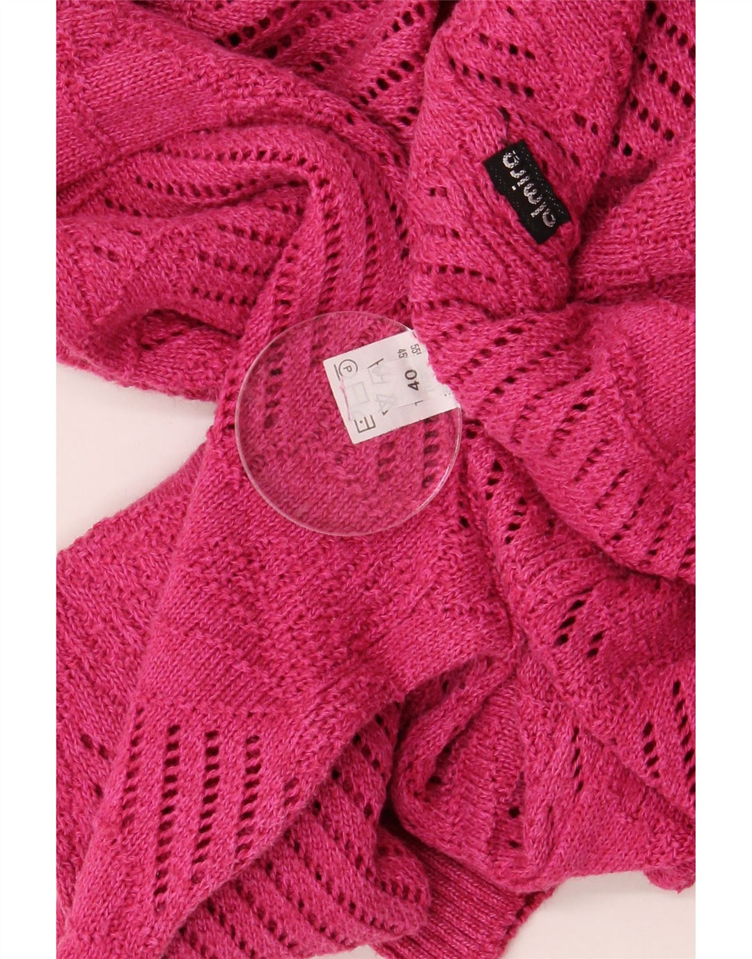 Almira - Jersey extragrande con cuello redondo para mujer IT 40 Small Pink Cotton