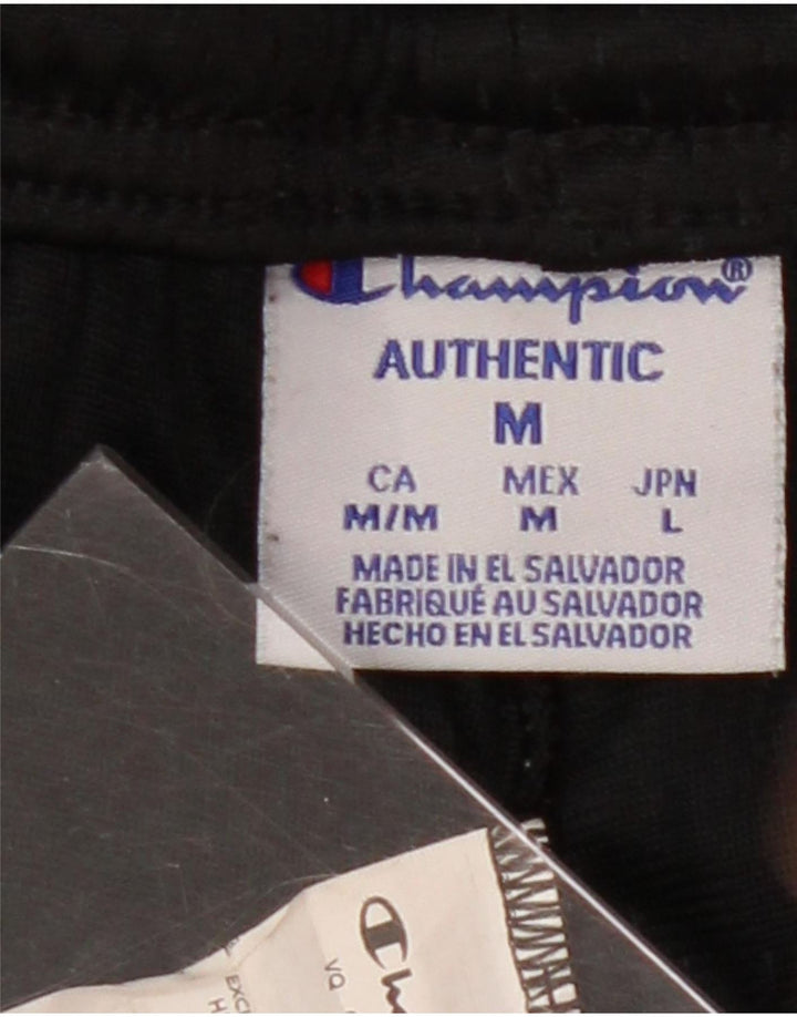 Champion Pantalones cortos deportivos para hombre Poliéster negro mediano