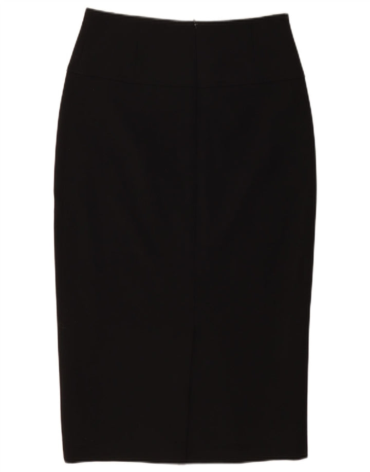 WALLIS Falda lápiz para mujer UK 10 Small W30 Poliéster negro