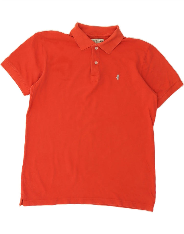 MARLBORO CLASSICS Mens Polo Shirt Large Orange Vintage Marlboro Classics and Second-Hand Marlboro Classics from Messina Hembry 