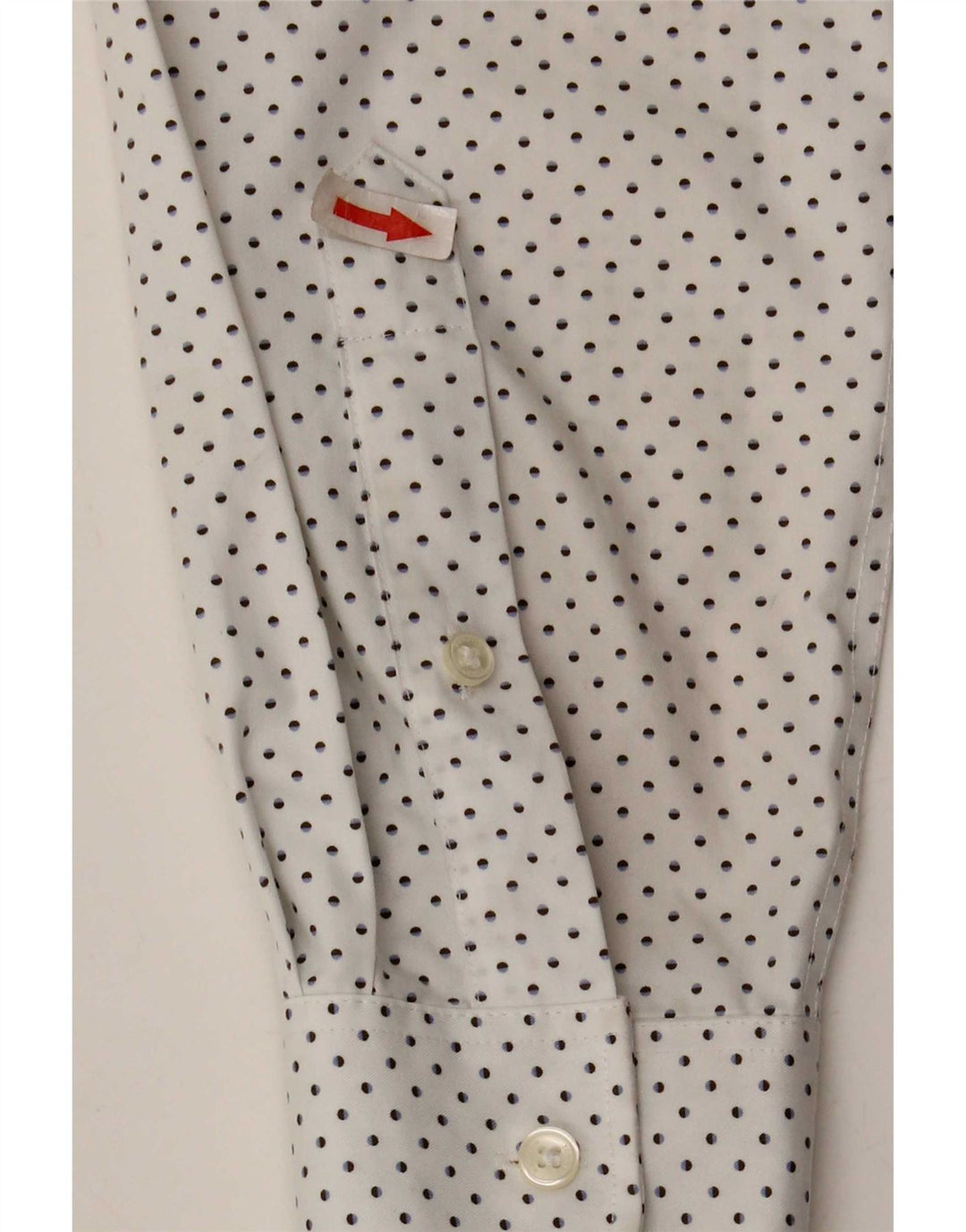 Tommy Hilfiger Camisa Slim Fit para Hombre Talla 16 Grande Blanco Manchado