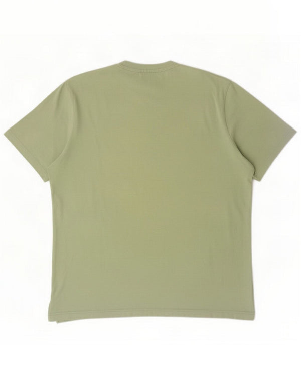 Puma Camiseta gráfica para hombre Top XL Algodón verde