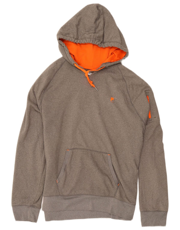 Fila Hombre Sudadera Con Capucha Jumper XL Gris Poliéster