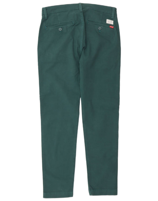 Levi's Mens Slim Tapered Chino Pantalones W30 L30 Algodón Verde