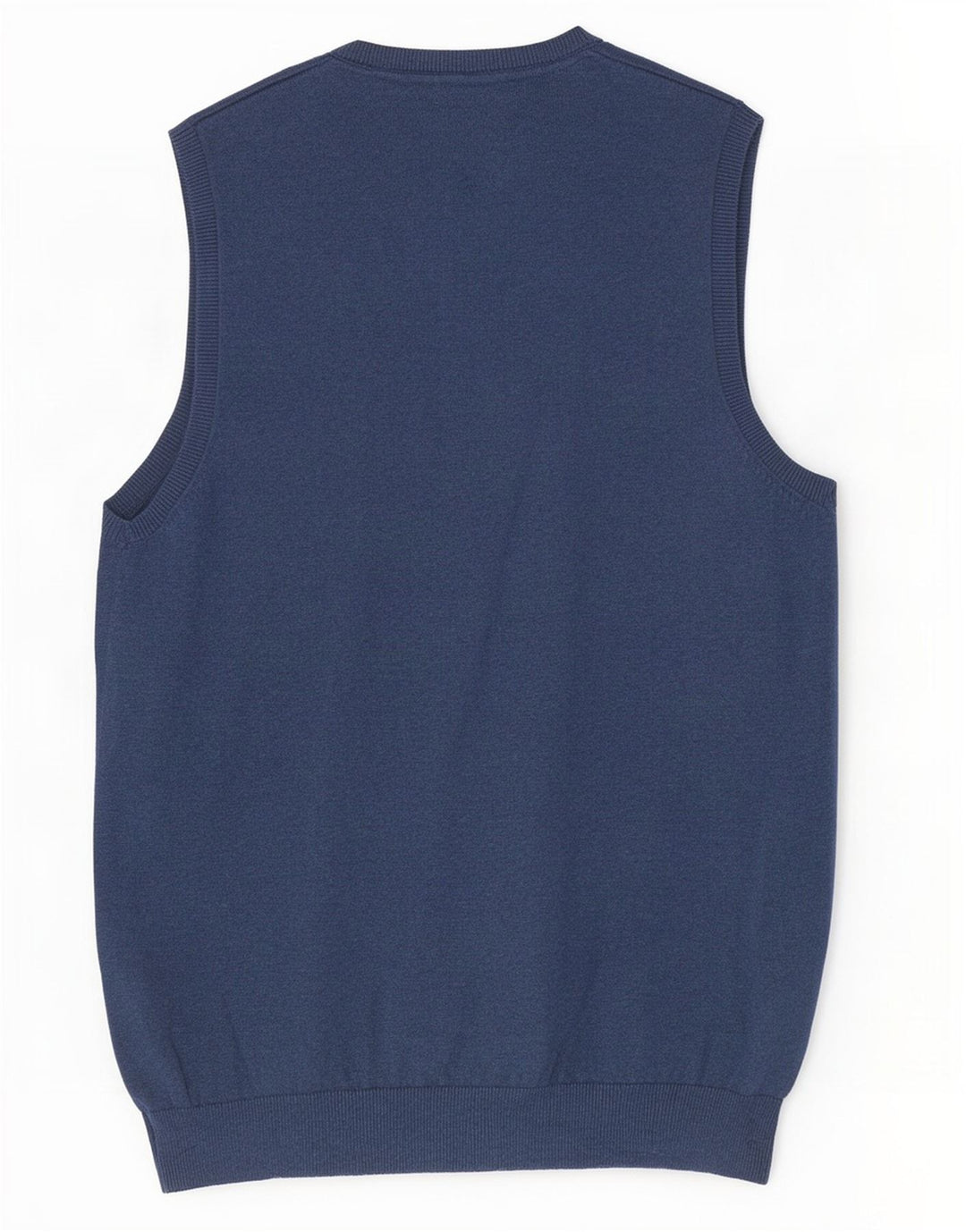 Marks & Spencer - Camiseta sin mangas para hombre, talla grande, algodón azul marino