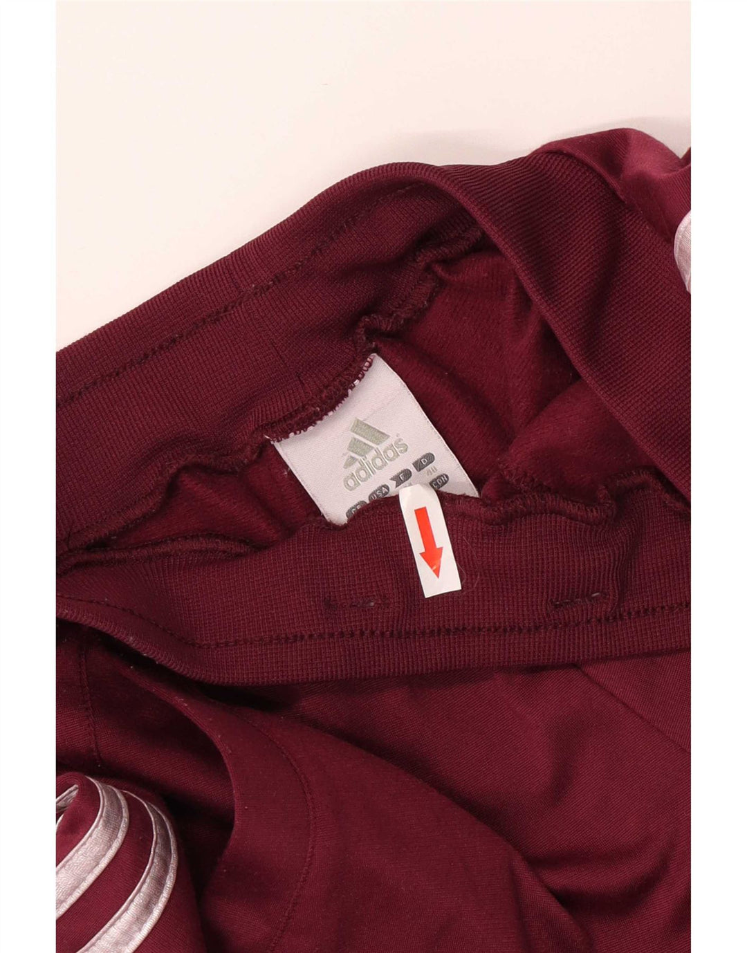 Adidas Mujer Chándal Pantalones Joggers UK 40 Grande Granate Poliéster