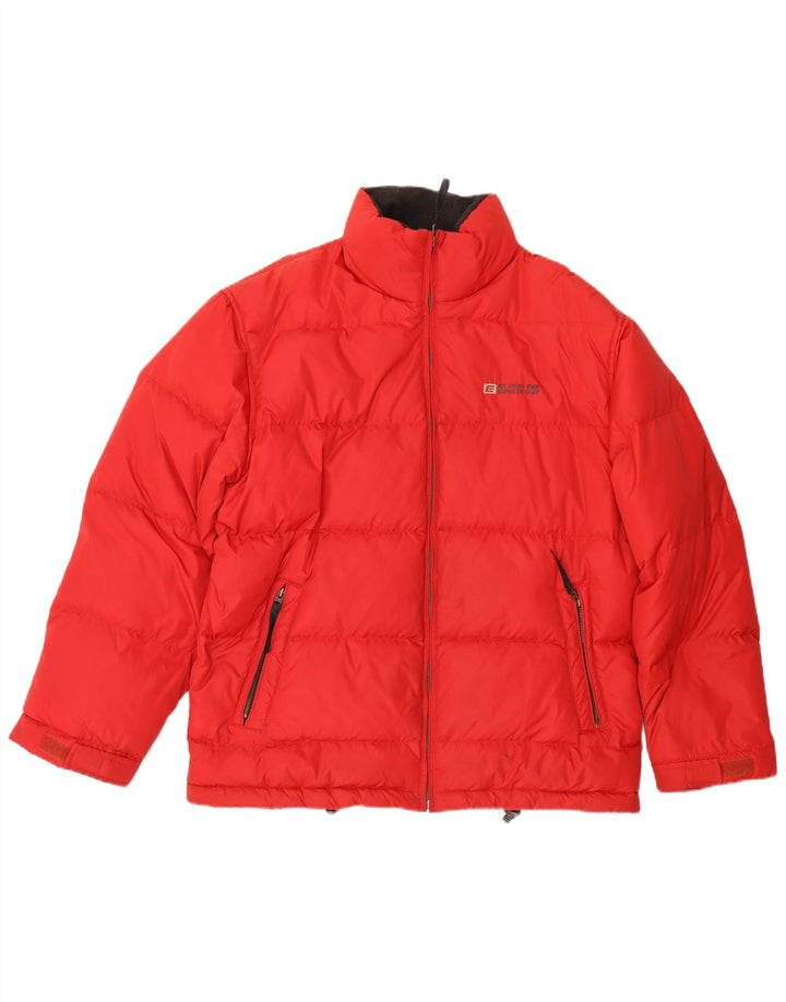 Esprit Chaqueta acolchada para hombre UK 40 Large Nylon rojo