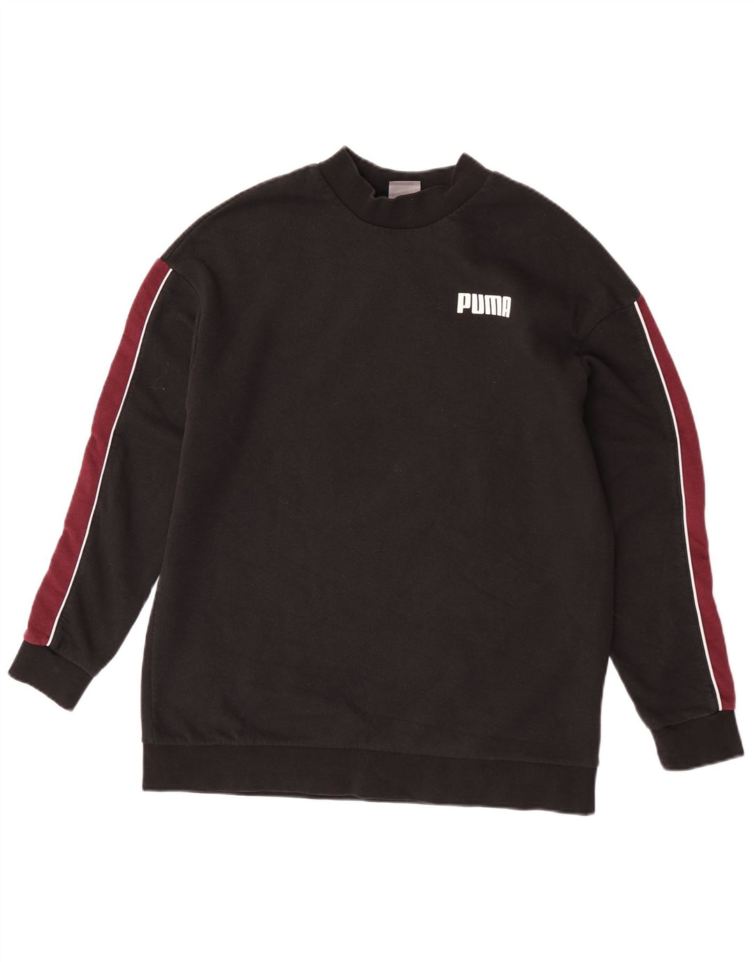 Puma - Sudadera para mujer, talla 40, talla mediana, color negro, algodón