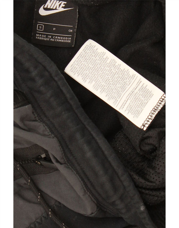 NIKE Hombre Pantalones de chándal Joggers Small Negro Colorblock Algodón