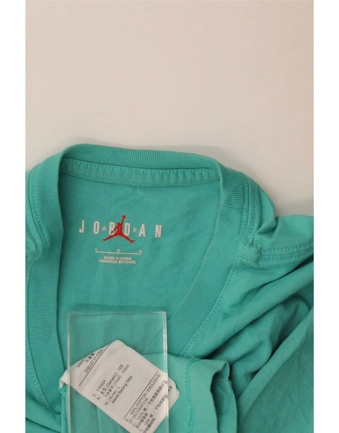 Jordan - Camiseta gráfica para hombre, talla grande, algodón azul