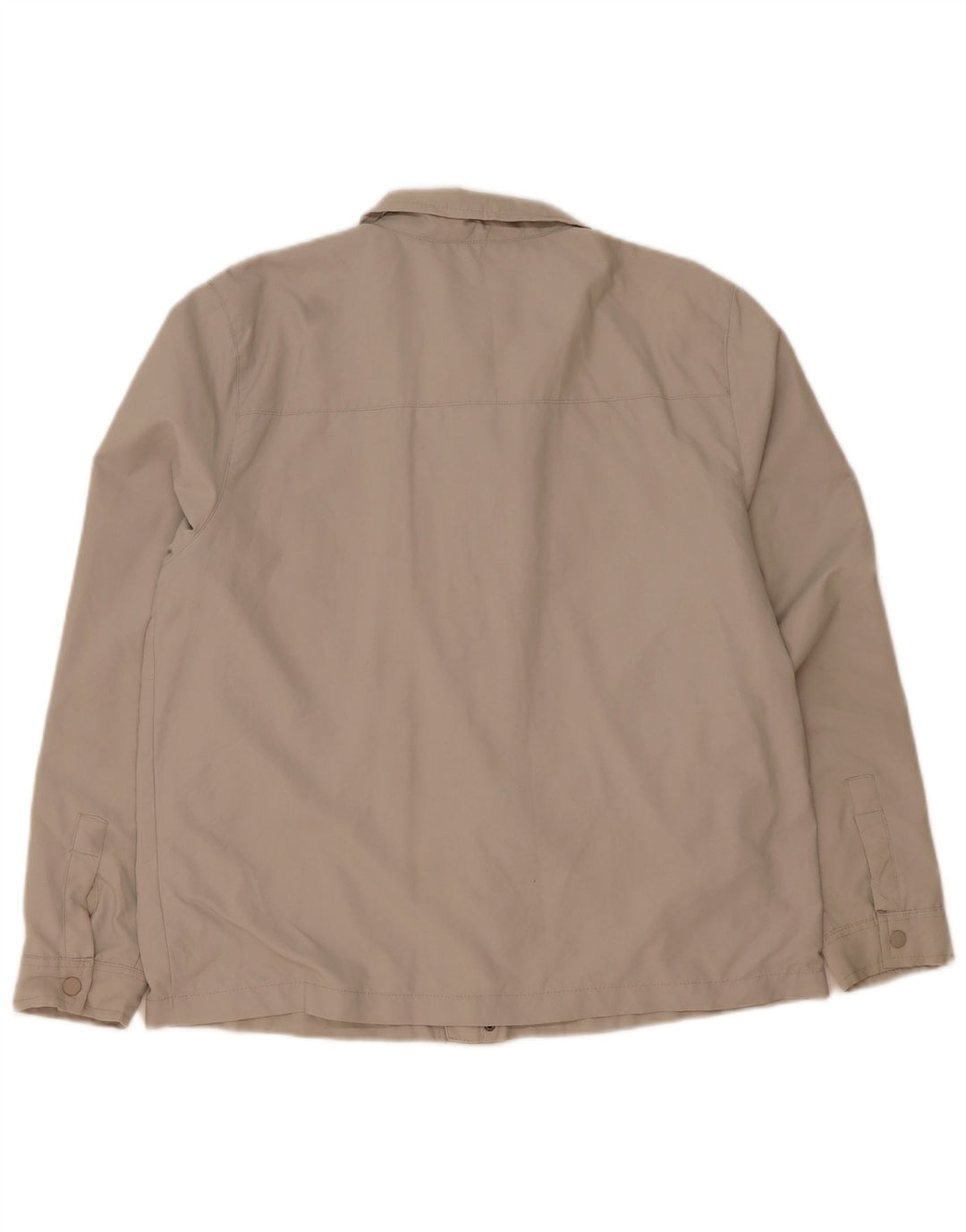 French Connection Chaqueta utilitaria para hombre UK 40 Large Beige Poliamida