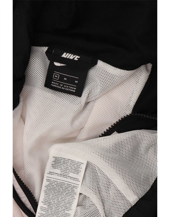 Nike Chaqueta impermeable con capucha para hombre UK 38 Medium Multicolor Colourblock Nylon