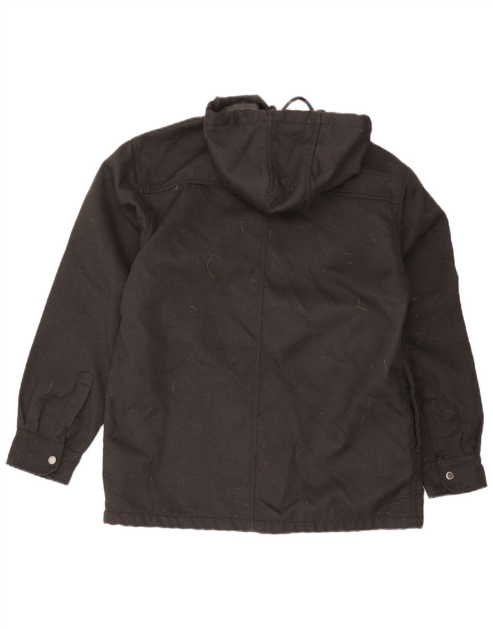 Dickies Chaqueta utilitaria con capucha para hombre UK 38/40 Poliéster negro mediano