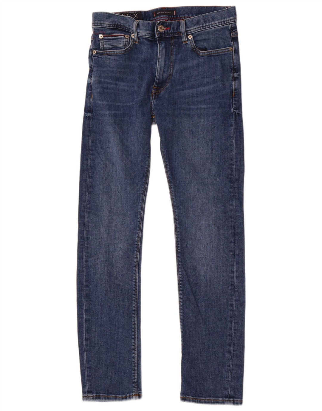 Tommy Hilfiger Vaqueros Slim Flex para Hombre W30 L30 Algodón Azul