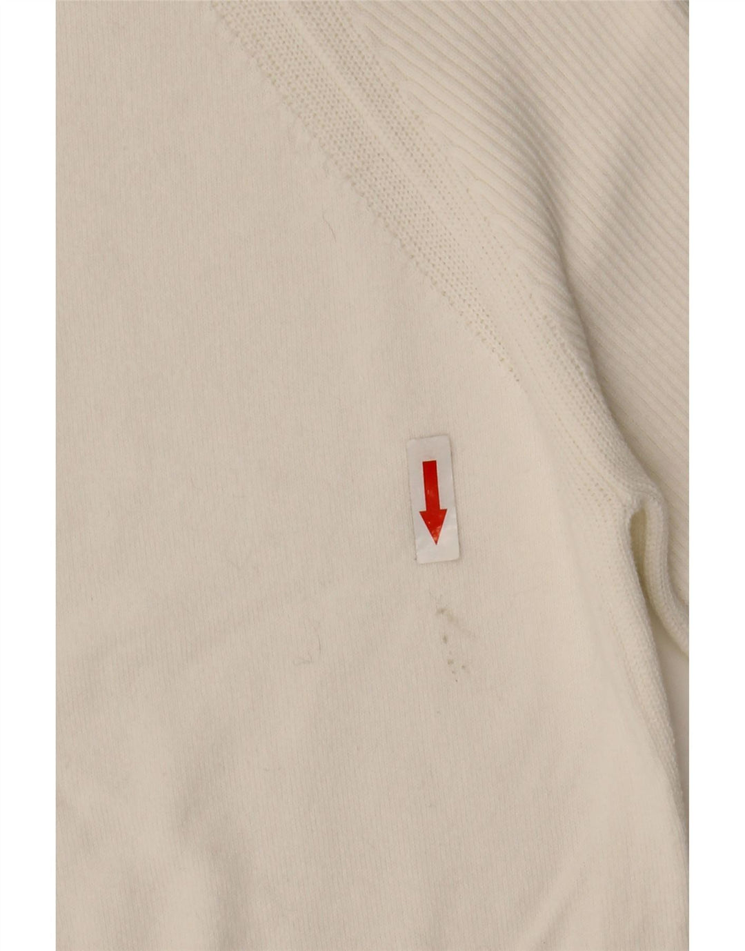 Marks & Spencer Jersey con Cuello Barco para Mujer UK 10 Small White