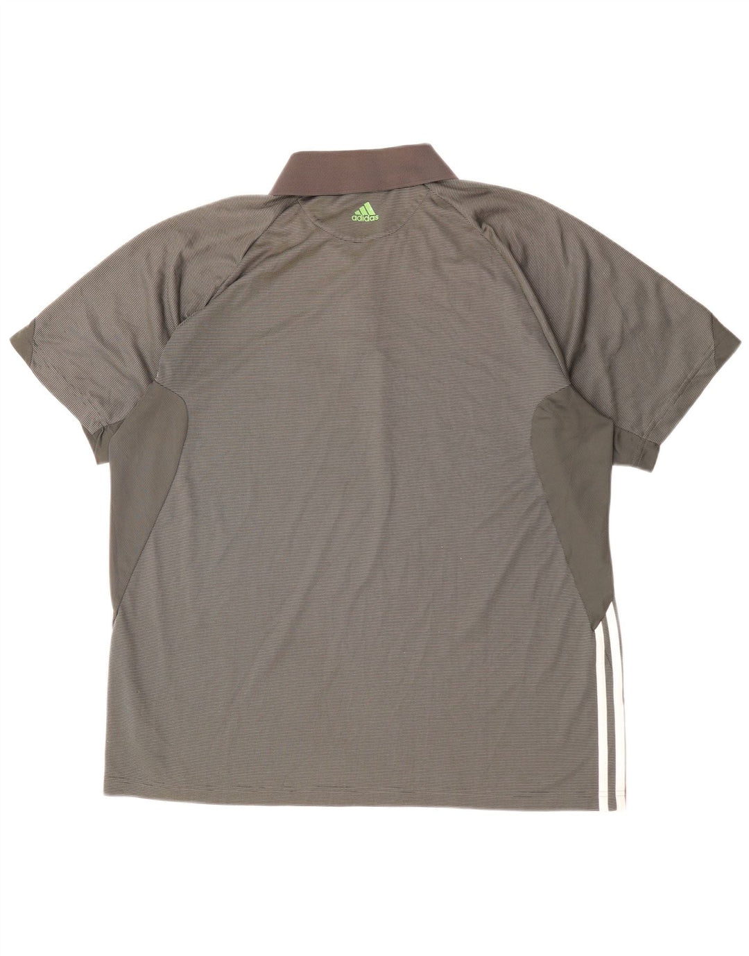 Polo ADIDAS Rolando Carros para hombre XL gris a rayas