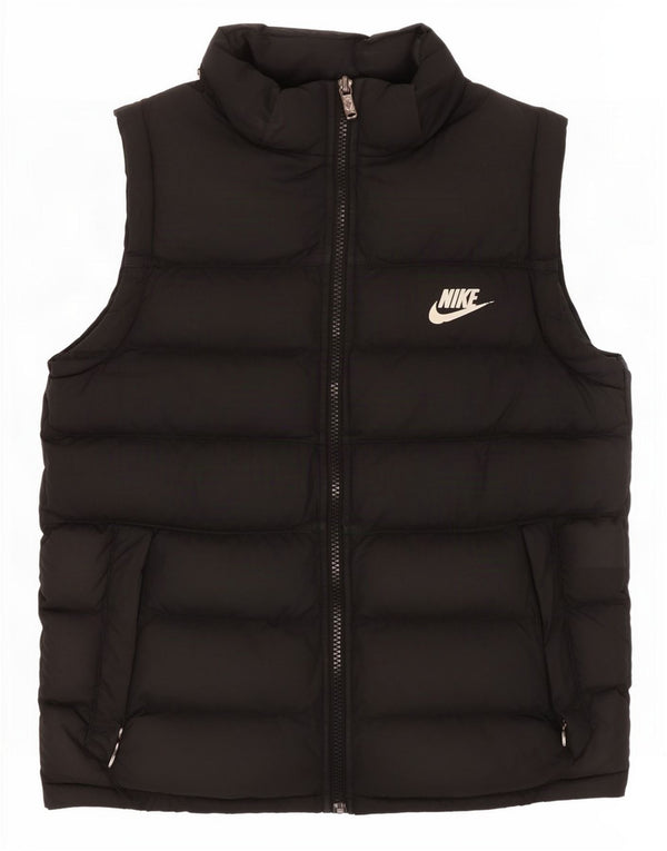 Nike Chaleco acolchado para niños 12-13 años Grande Poliéster negro