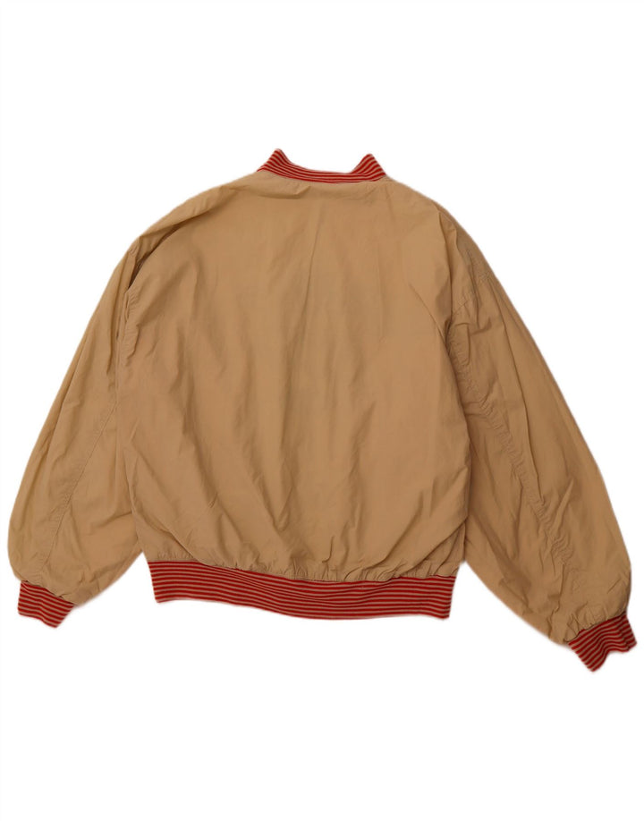 QUARRY Chaqueta reversible gráfica para hombre UK 42 XL Algodón blanco roto