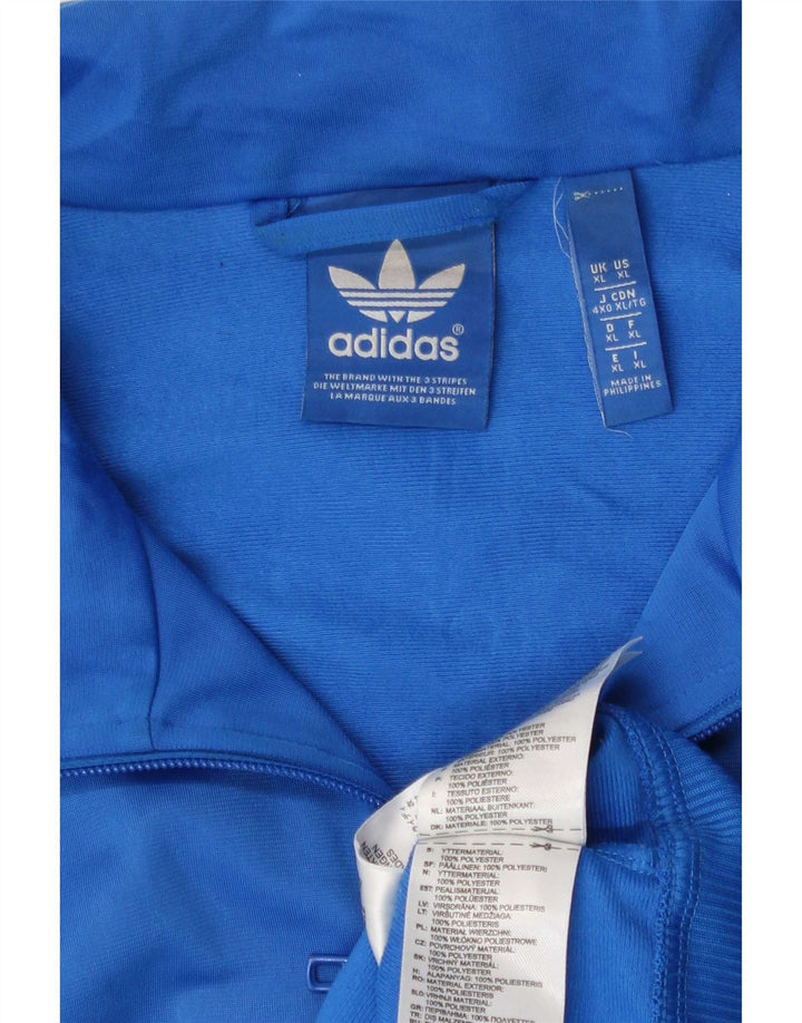 Adidas Hombre Chándal Top Chaqueta XL Azul Poliéster