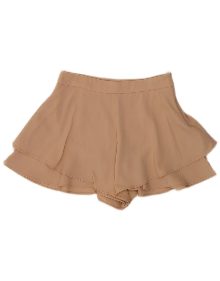 Zara Mujer Shorts Casuales XS W24 Beige