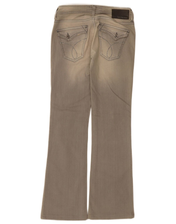 Calvin Klein Jeans Bootcut para Mujer W26 L30 Algodón Gris