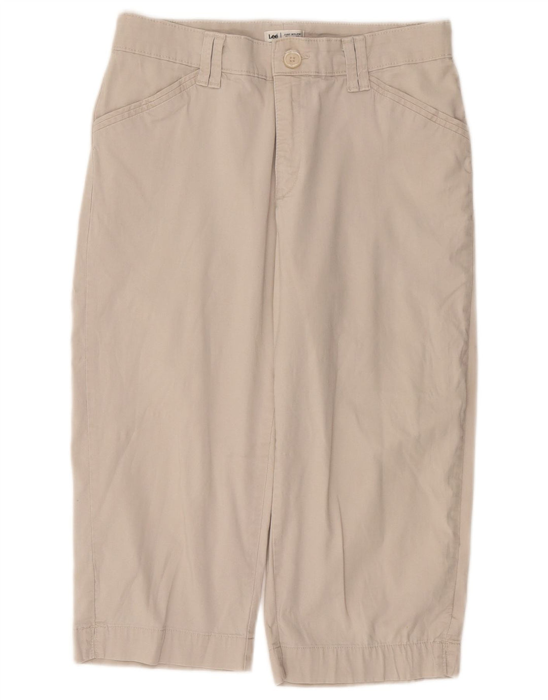 Pantalones Capri Mujer LEE W30 L19 Beige