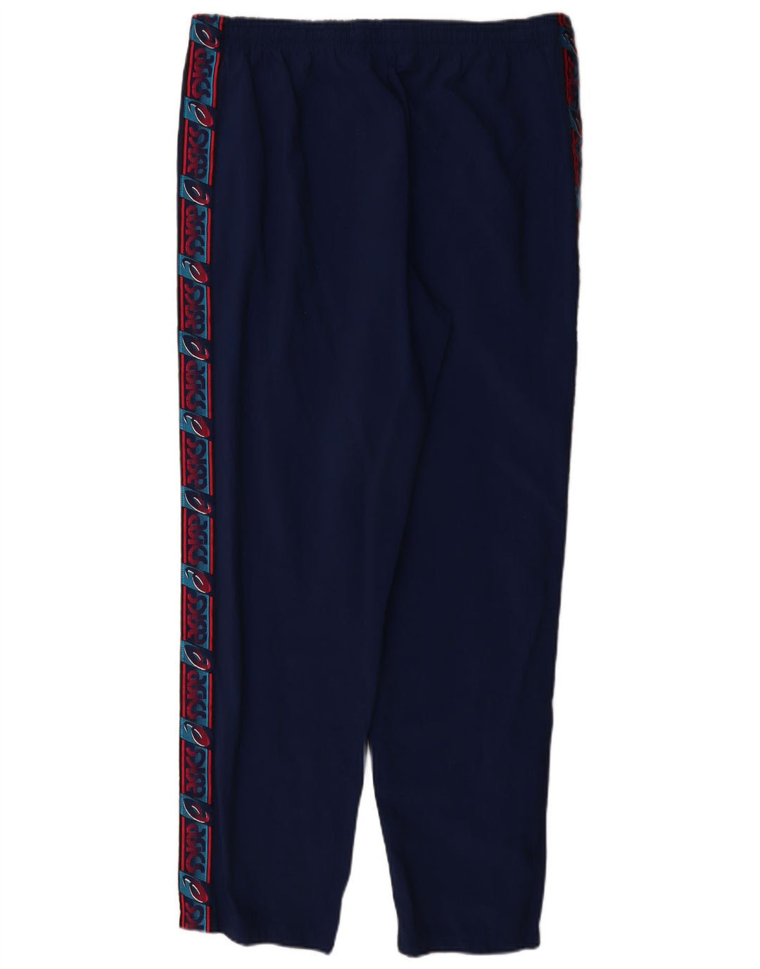 Asics Hombre Pantalones De Chándal Gráfico IT 50 Medium Azul Marino Colorblock