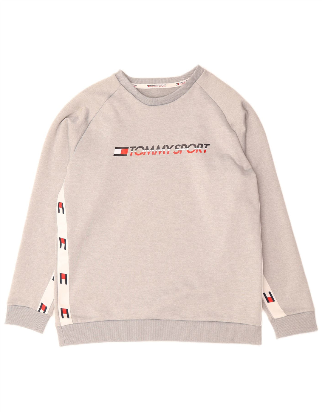 Tommy Hilfiger Hombre Sudadera Gráfica Jumper Poliéster Gris Medio