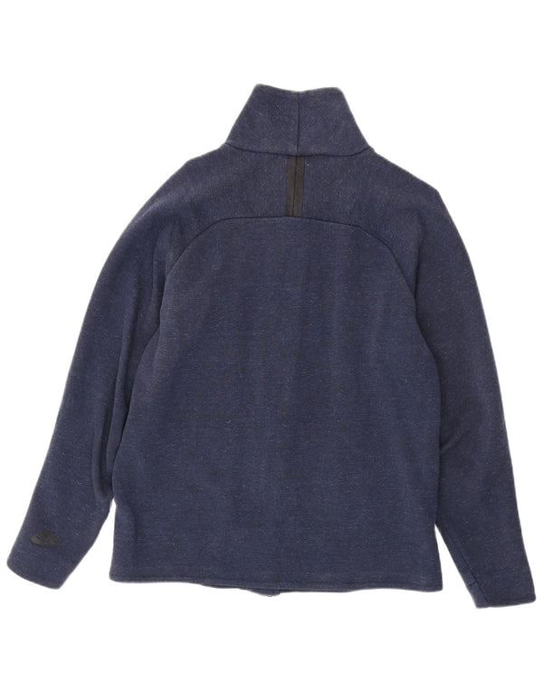 Nike - Chaqueta de chándal para hombre, color azul marino mediano, algodón