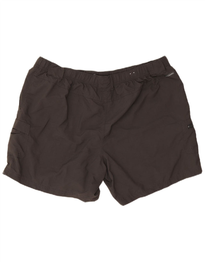 Columbia Pantalones cortos cargo para hombre XL W36 Nylon negro