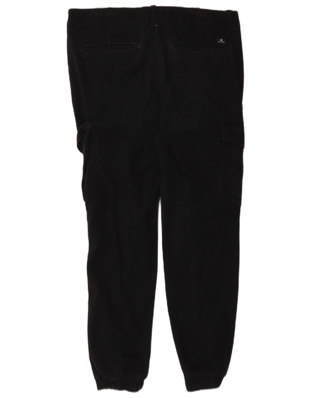 JACK & JONES Pantalones cargo joggers para hombre W32 L28 Algodón negro