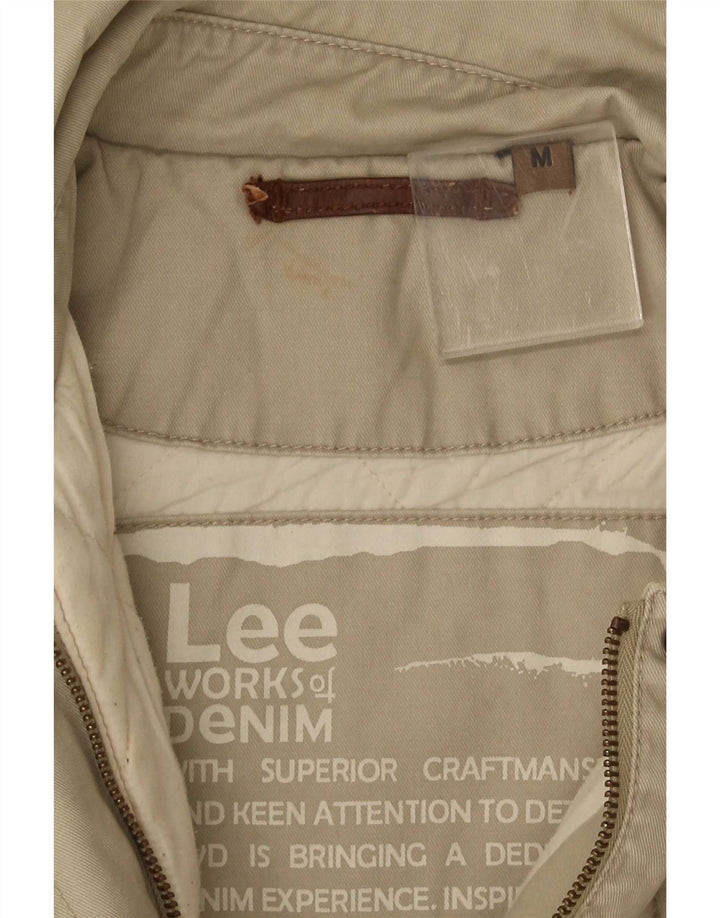 Chaqueta utilitaria Lee para mujer UK 44 Algodón beige medio