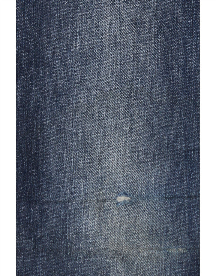 Massimo Dutti Jeans Rectos Mujer EU 42 Large W32 L34 Azul Marino