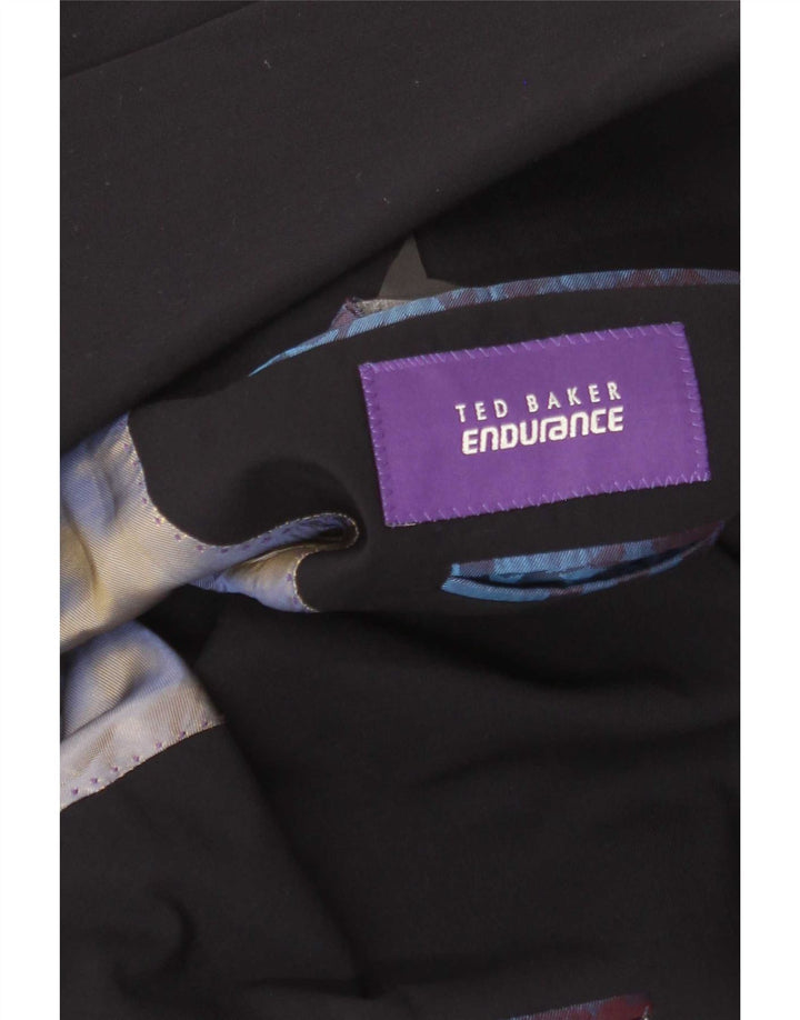 Ted Baker Chaqueta tipo blazer de 2 botones para hombre UK 38 Azul marino mediano
