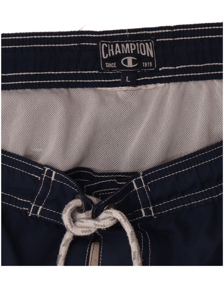 CHAMPION Bañador para hombre, talla grande, color azul marino