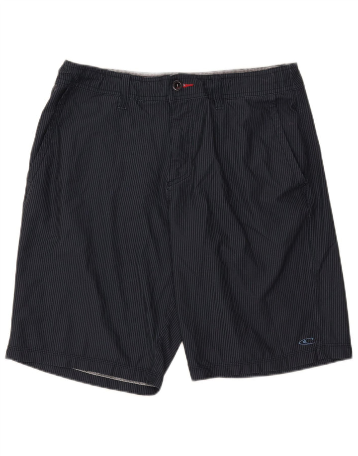 O'Neill Pantalones cortos chinos para hombre W34 Poliéster a rayas azul marino grande