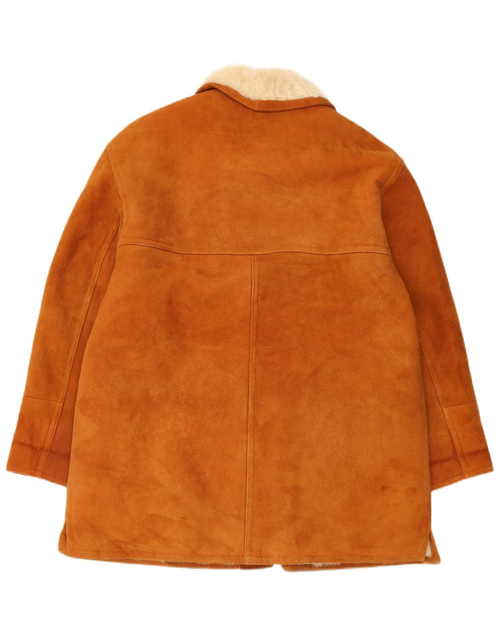 Chaqueta de piel de oveja Fibok para mujer IT 44 Marrón medio