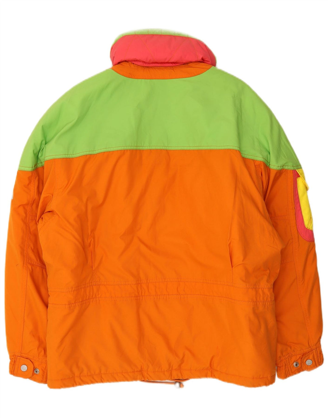 Chaqueta de esquí extragrande con capucha para mujer Ellesse IT 42 Medium Orange Colourblock