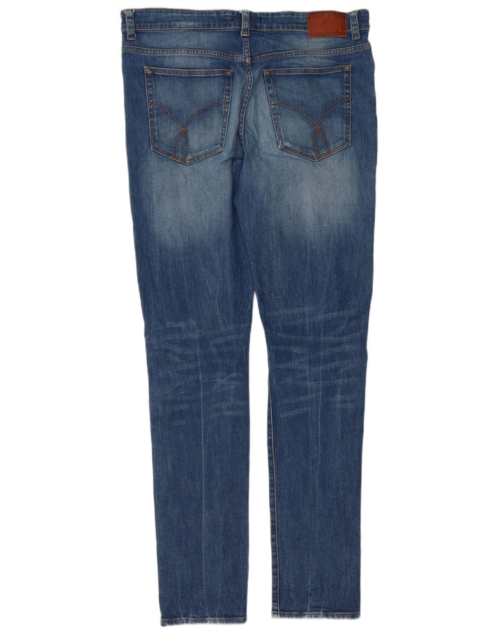 Calvin Klein Jeans ajustados para hombre W38 L34 Algodón azul