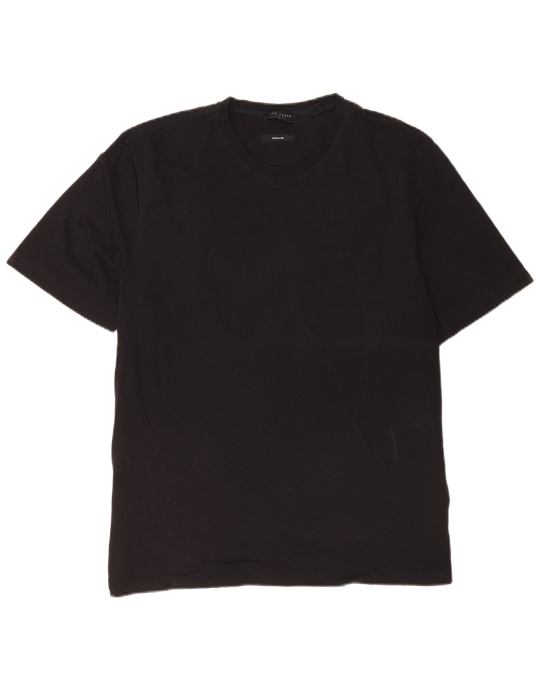 Ted Baker - Camiseta regular para hombre, talla 4, algodón negro grande