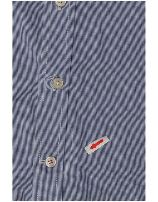 Camisa Superdry Hombre De Algodón A Cuadros Azul Medio