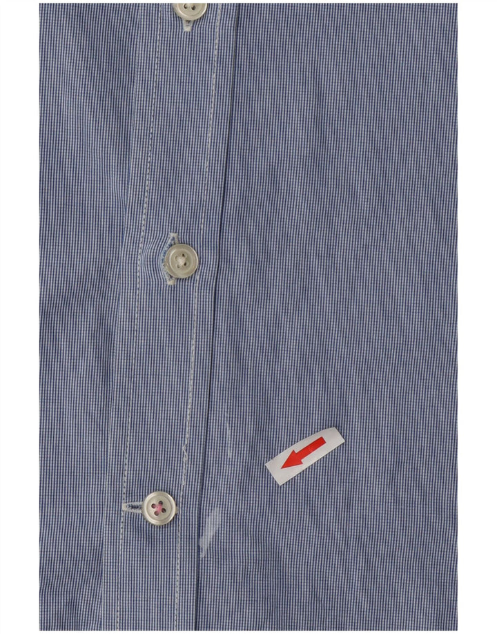 Camisa Superdry Hombre De Algodón A Cuadros Azul Medio